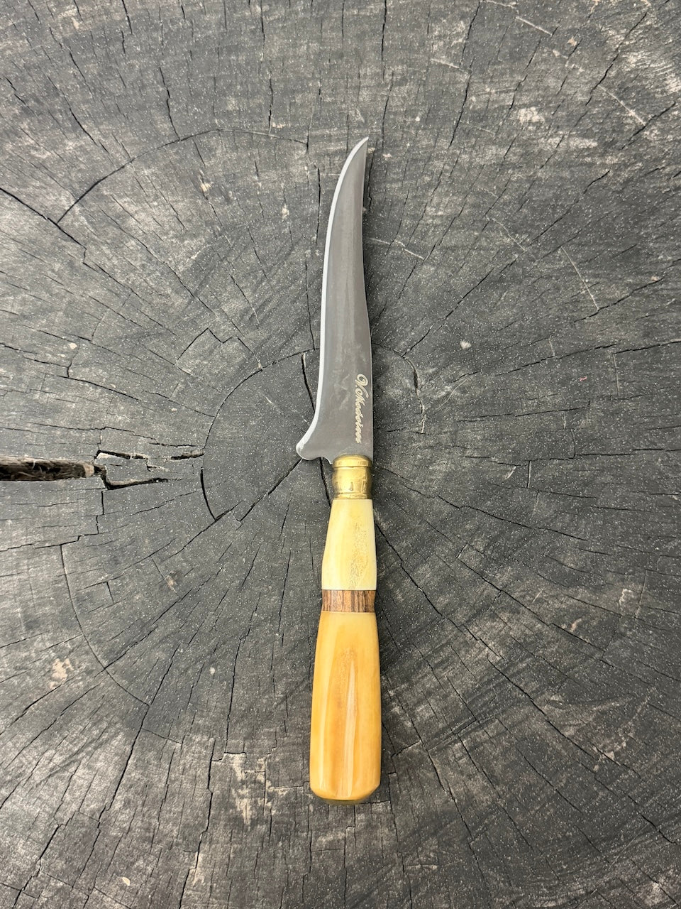 5" Boning Knife, Ostrich Bone &amp; Jacaranda Hardwood, HCS1070 - 130mm