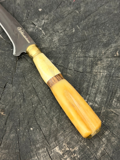 5" Boning Knife, Ostrich Bone &amp; Jacaranda Hardwood, HCS1070 - 130mm
