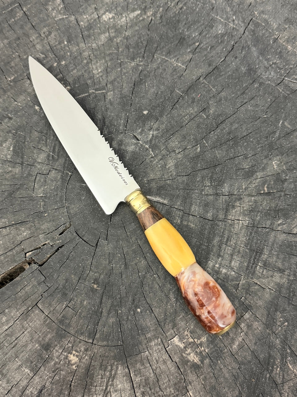 6" Utility Knife, Mixed Handle, SS440 - 150mm