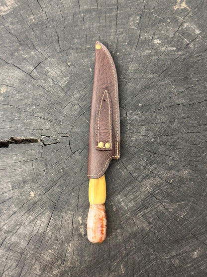 6" Utility Knife, Mixed Handle, SS440 - 150mm