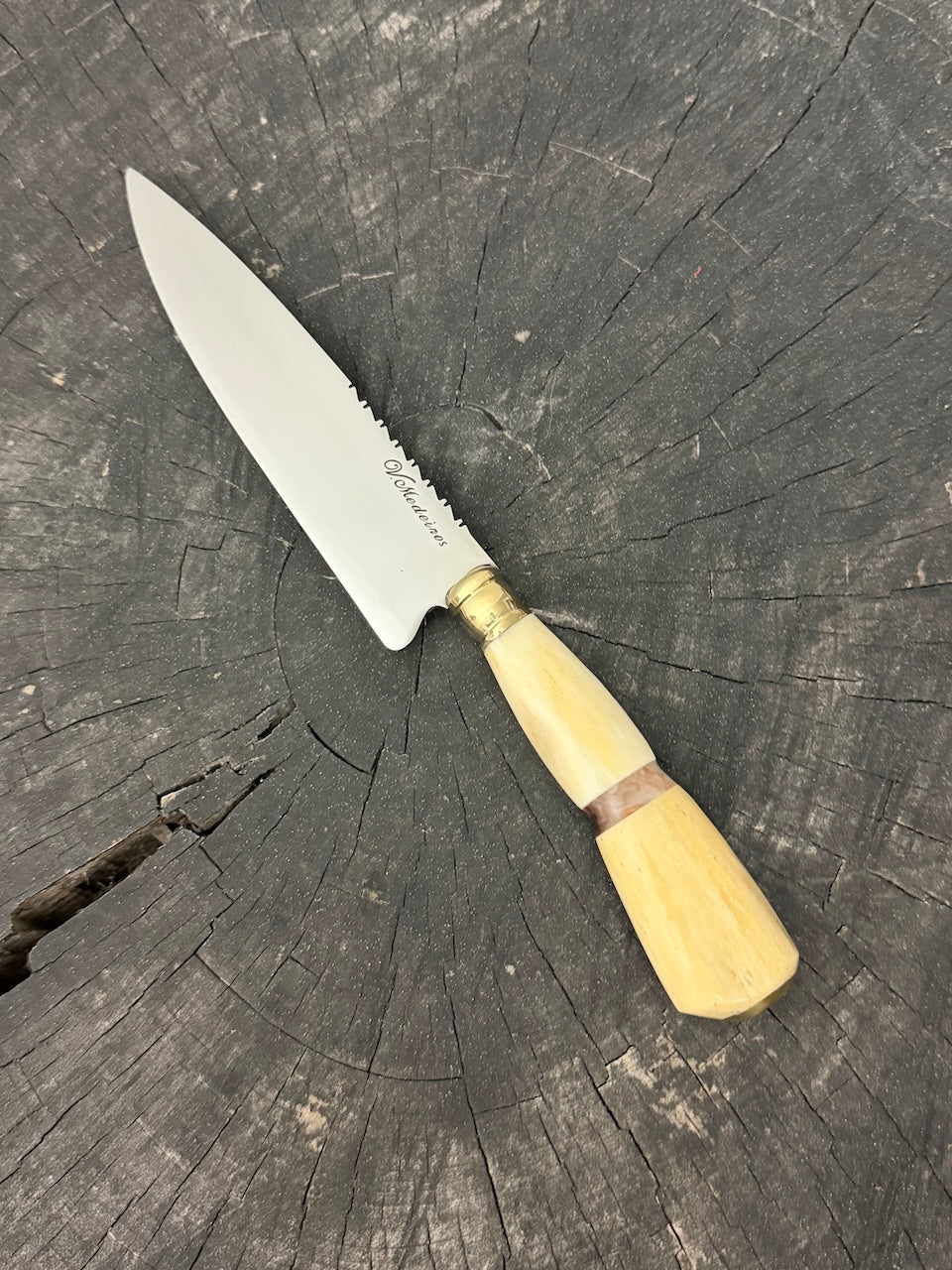 6" Utility Knife, Ostrich Bone, SS440 - 150mm