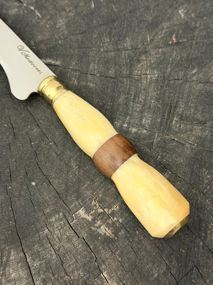 8" Boning Knife, Ostrich Bone &amp; Custom Resin, SS420 - 200mm
