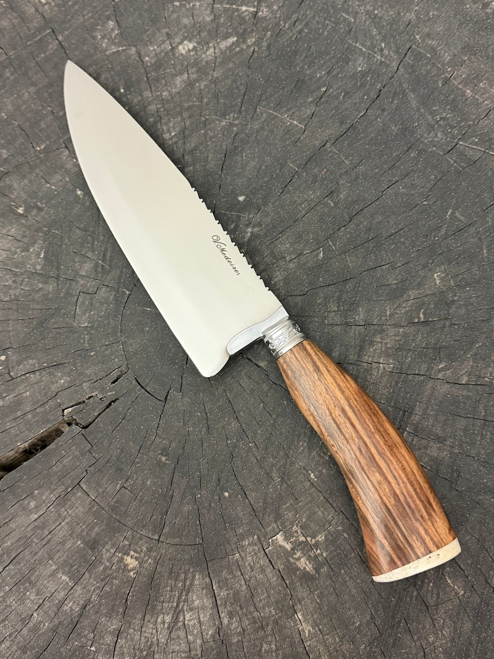 8" Picanha Chef Knife, Violet Jacaranda Hardwood, SS440 - 200mm
