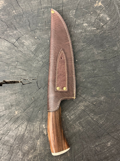 8" Picanha Chef Knife, Violet Jacaranda Hardwood, SS440 - 200mm