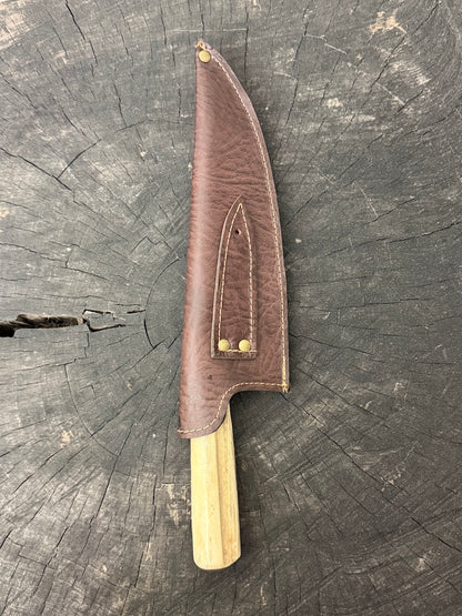 8" Picanha Chef Knife, Ostrich Bone, SS440 - 200mm