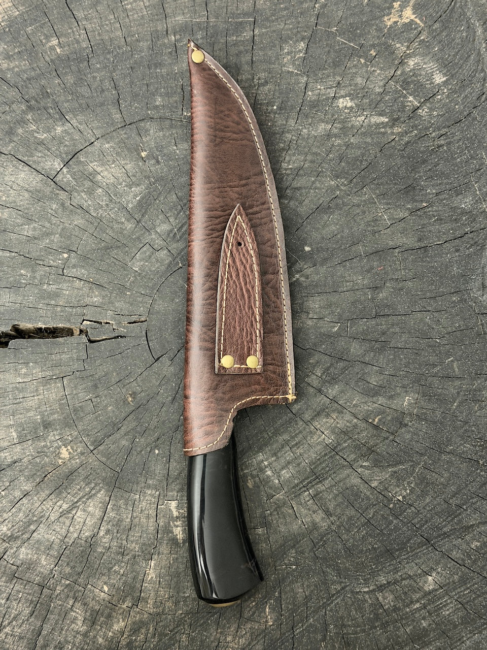 8" Picanha Chef Knife, Custom Resin, SS440 - 200mm