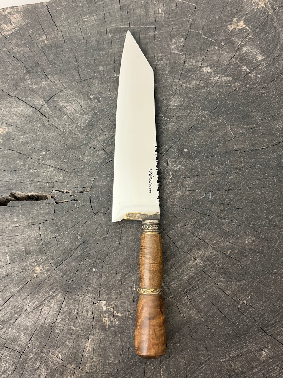 9" Bunka Pro Knife, Ipê Hardwood, SS440 - 220mm