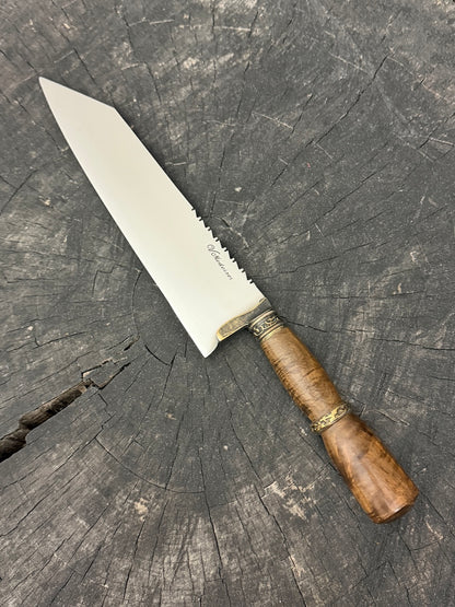 9" Bunka Pro Knife, Ipê Hardwood, SS440 - 220mm