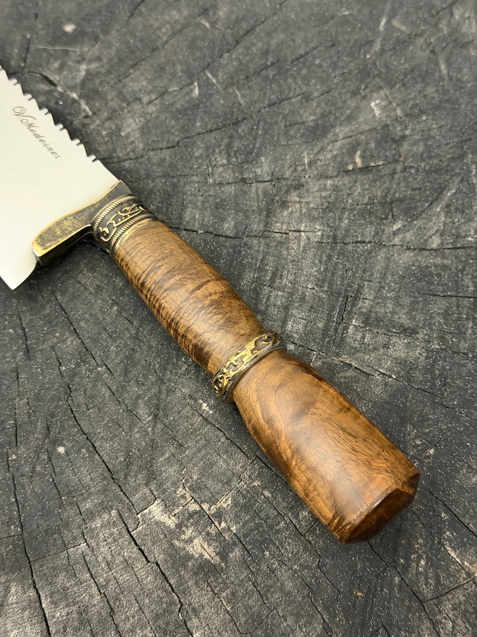 9" Bunka Pro Knife, Ipê Hardwood, SS440 - 220mm