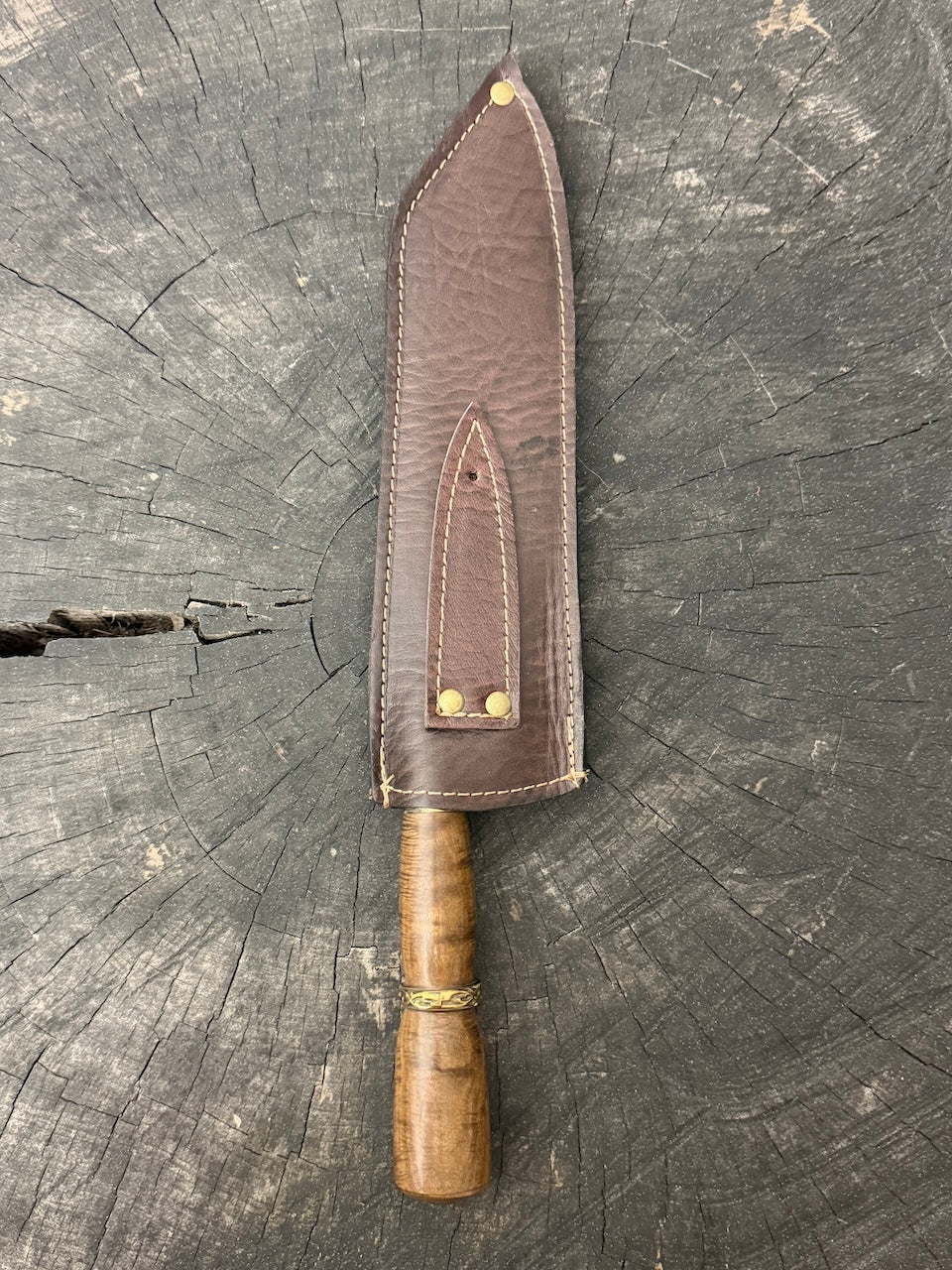 9" Bunka Pro Knife, Ipê Hardwood, SS440 - 220mm