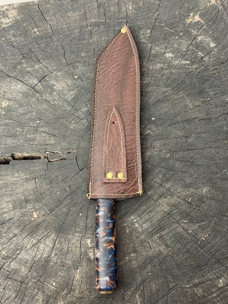 9" Bunka Pro, NightFire Custom Block, SS440 - 220mm
