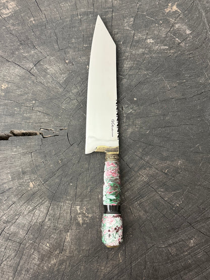 9" Bunka Pro, Amazonia Custom Block, SS440 - 220mm