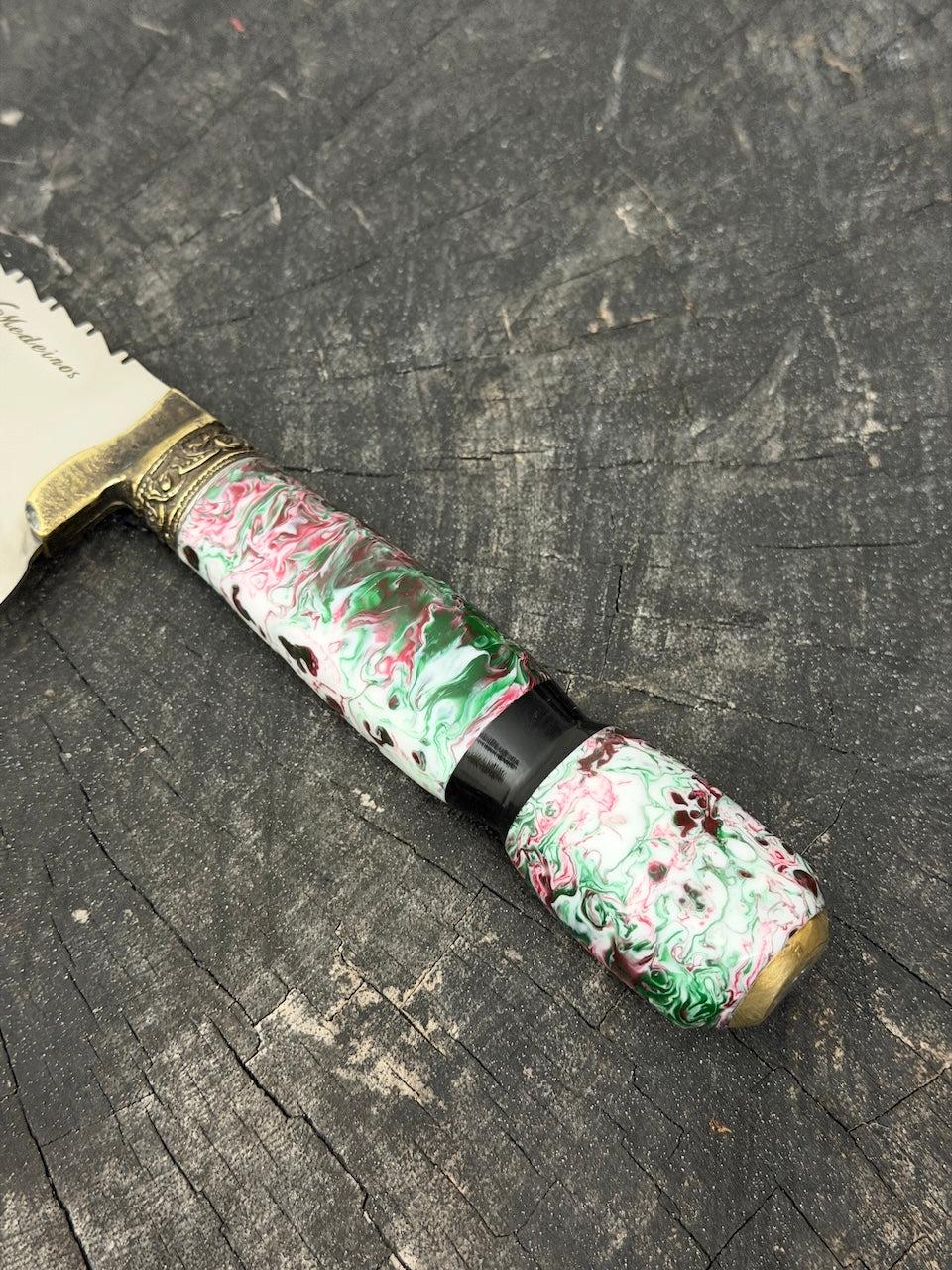 9" Bunka Pro, Amazonia Custom Block, SS440 - 220mm