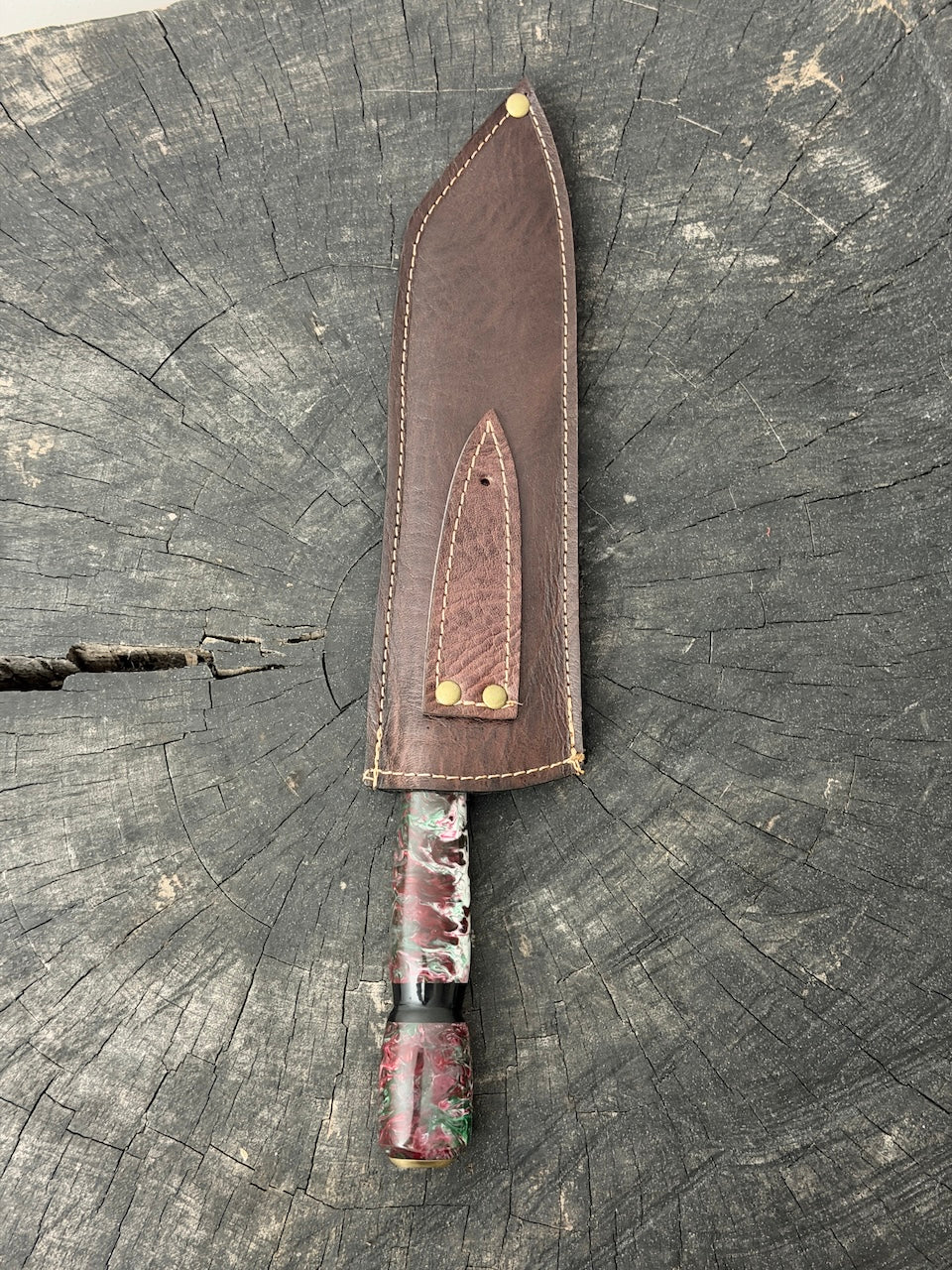 9" Bunka Pro, Amazonia Custom Block, SS440 - 220mm