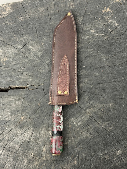 9" Bunka Pro, Amazonia Custom Block, SS440 - 220mm