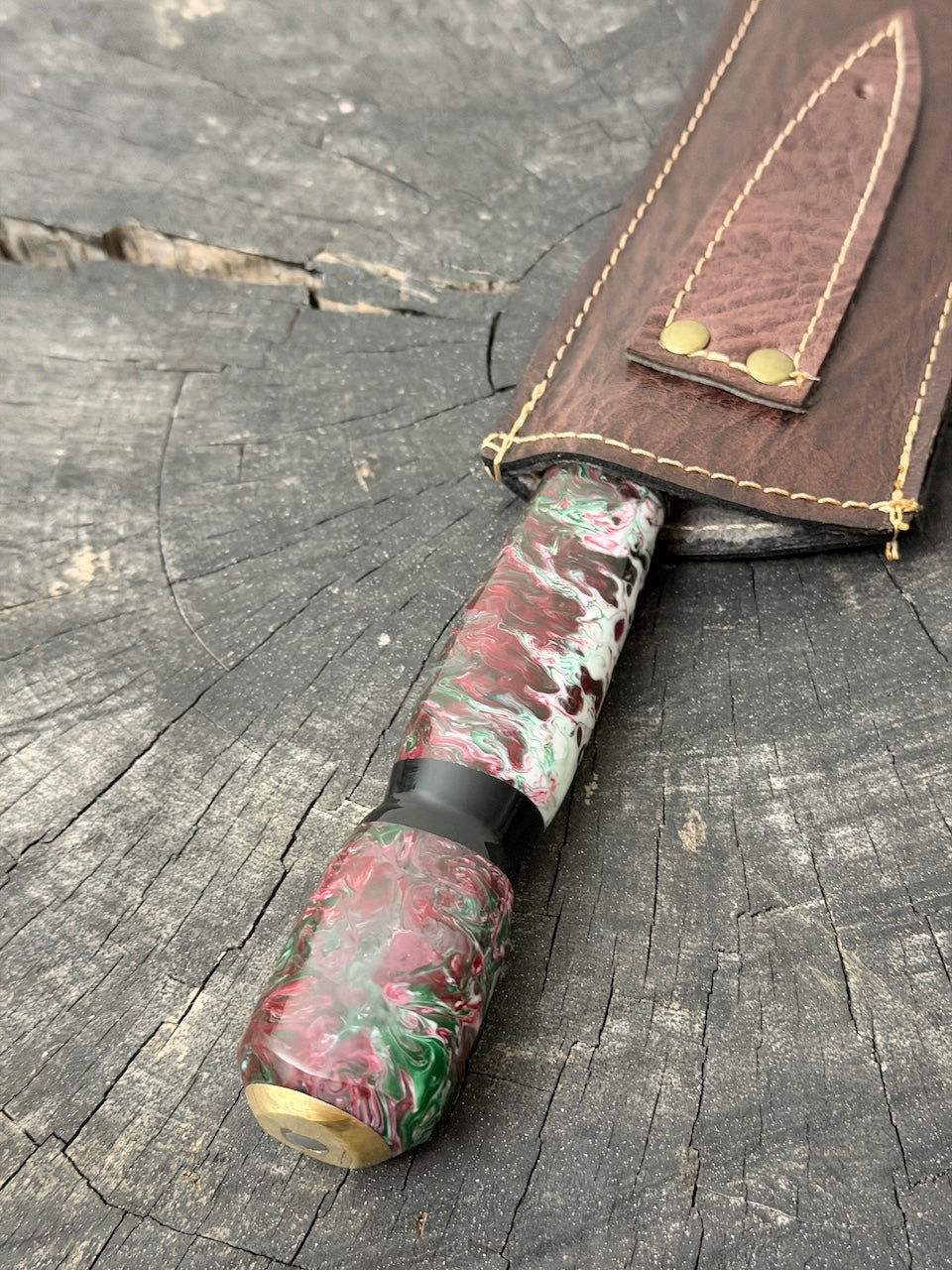 9" Bunka Pro, Amazonia Custom Block, SS440 - 220mm