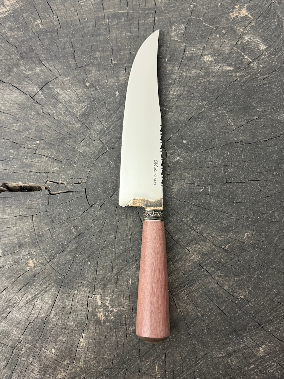 8" Artisan Knife, Roxinho Hardwood, SS440 - 190mm