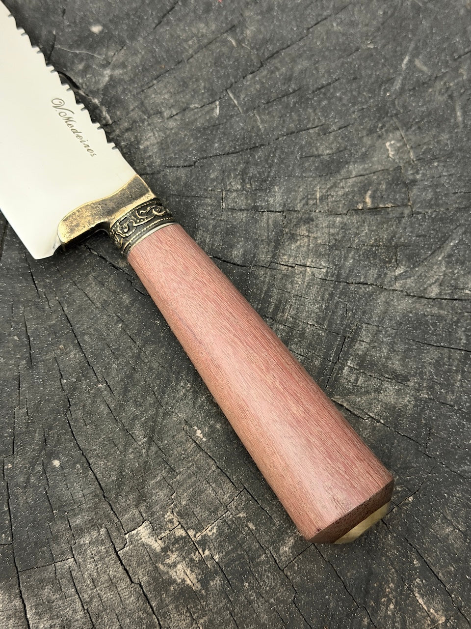 8" Artisan Knife, Roxinho Hardwood, SS440 - 190mm