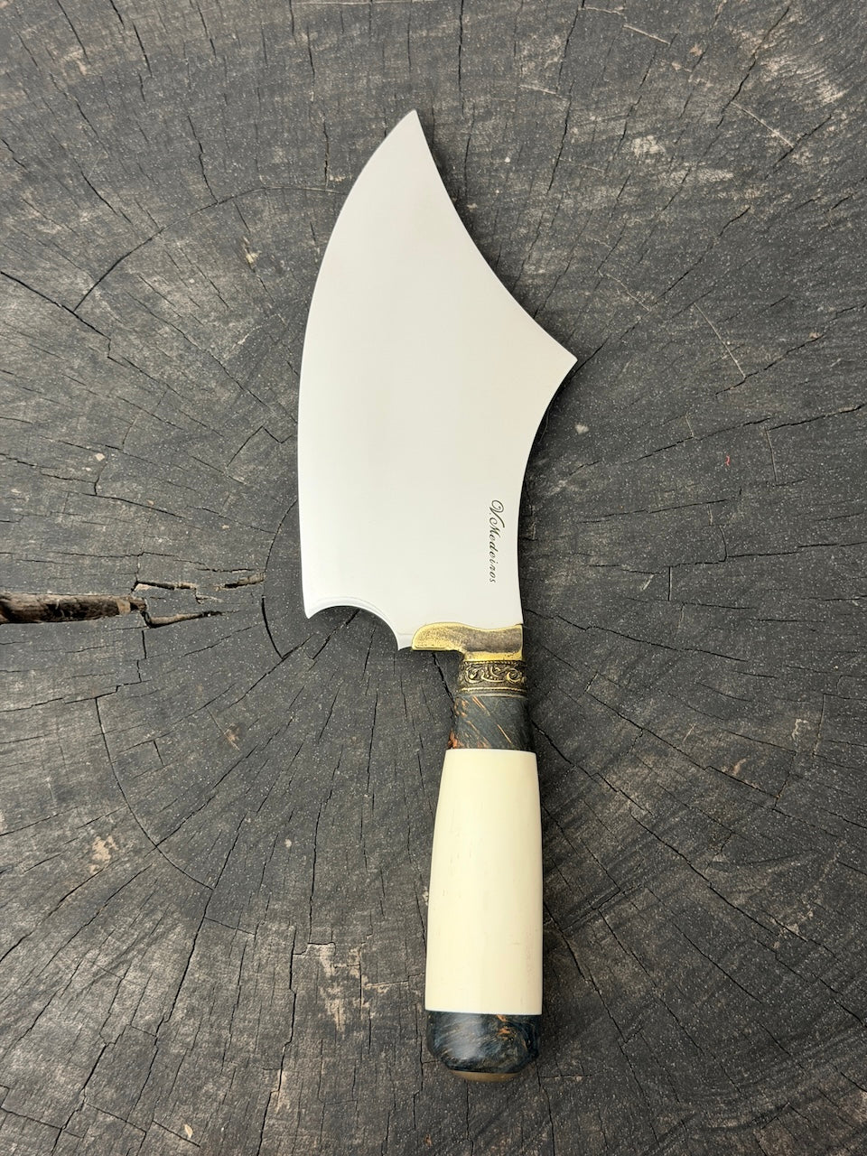7" Cutelo Wild Cleaver, Ostrich Bone, SS440 - 180mm