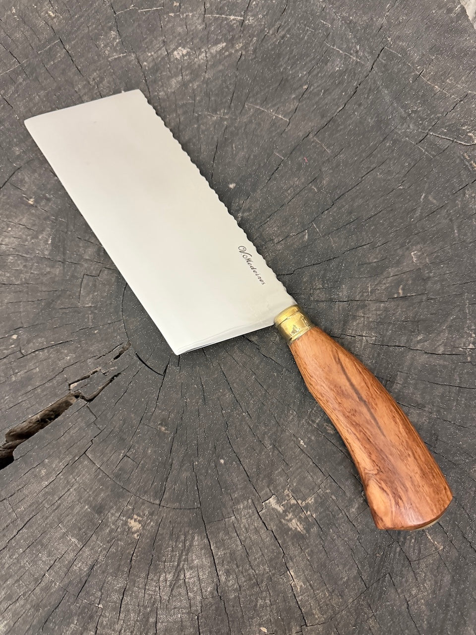 8" Chefs Cleaver, Native Ironwood, SS440 - 200mm