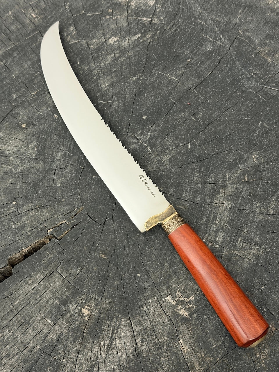 10" Butchers Knife, Arruda Hardwood, SS440 - 250mm