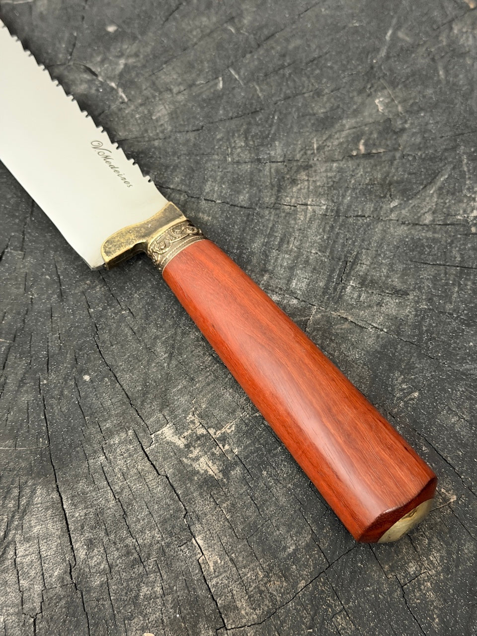 10" Butchers Knife, Arruda Hardwood, SS440 - 250mm
