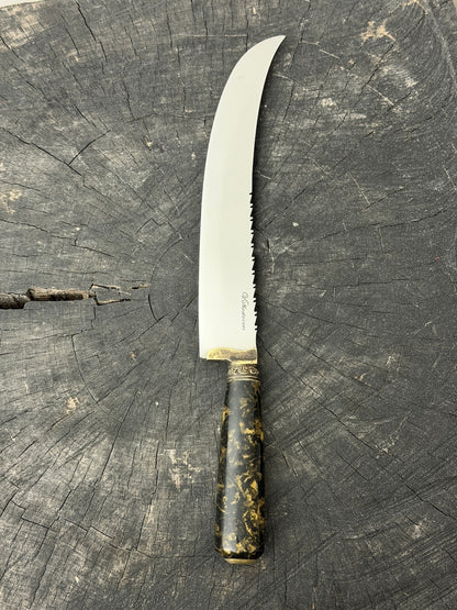 10" Butchers Knife, Predator Custom Block, SS440 - 250mm