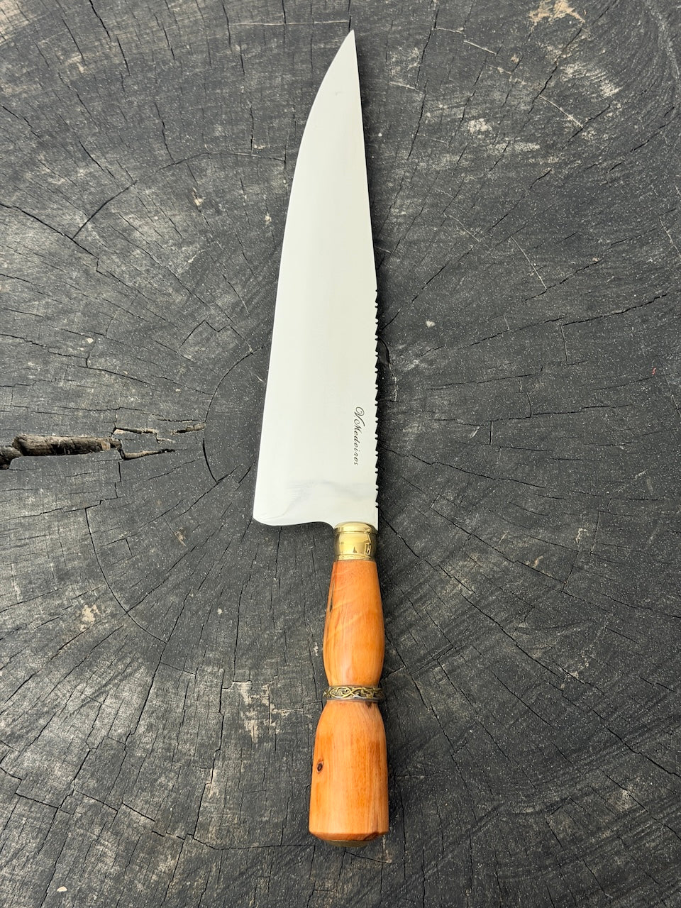 10" Chef Picanha Knife, Araucaria Hardwood, SS440 - 250mm