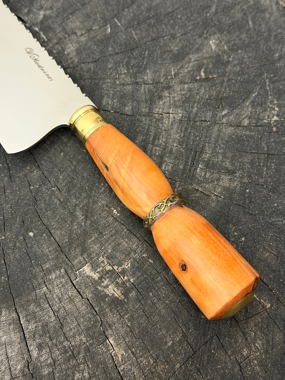 10" Chef Picanha Knife, Araucaria Hardwood, SS440 - 250mm