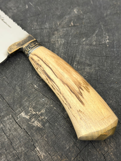 10" Chef Picanha Knife, Orange Tree Hardwood, SS440 - 250mm