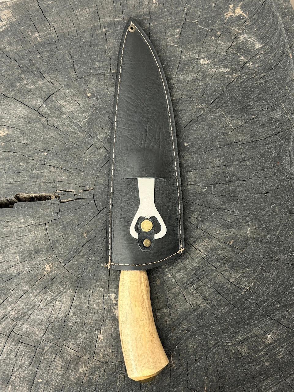 10" Chef Picanha Knife, Orange Tree Hardwood, SS440 - 250mm