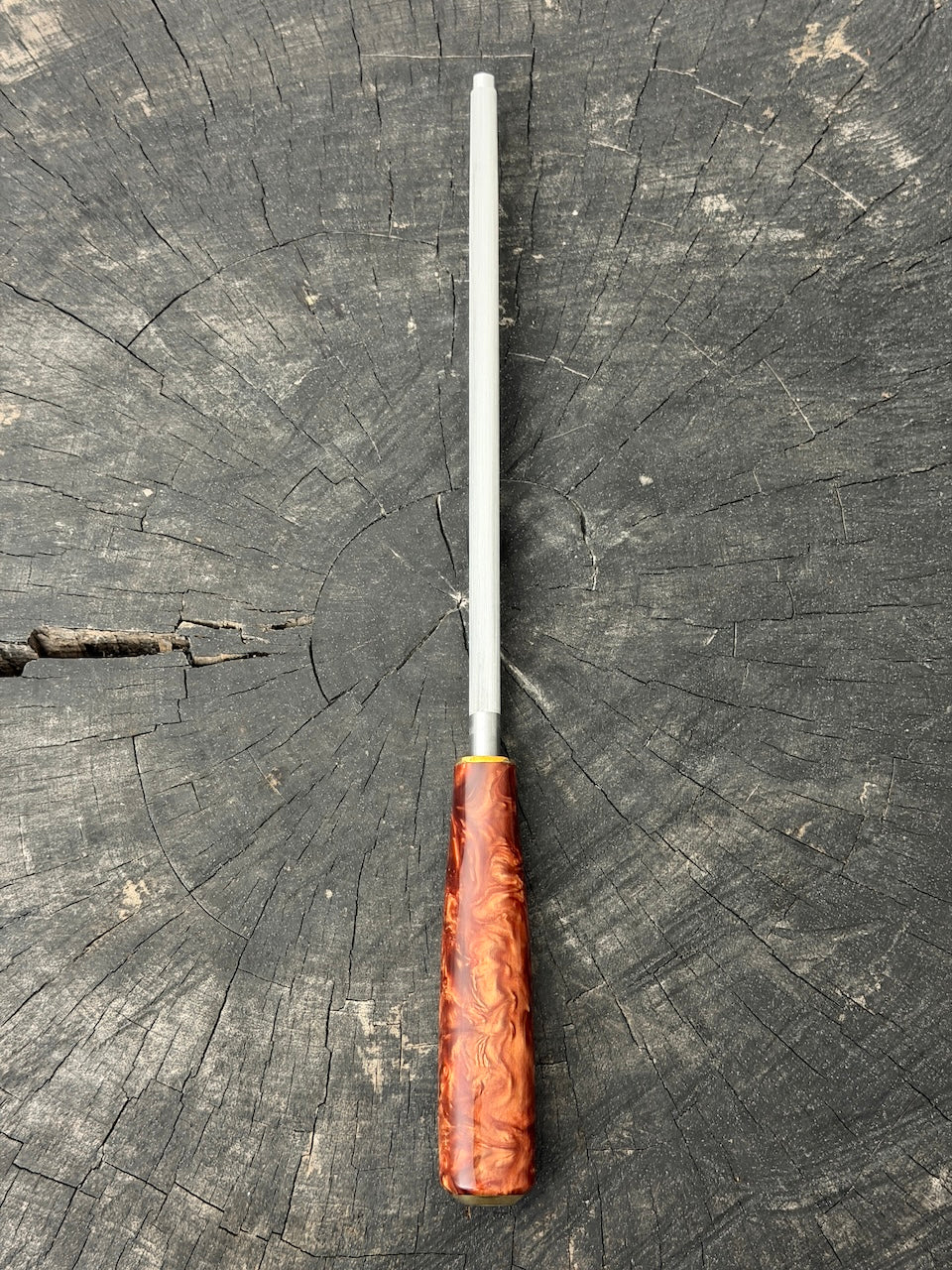 9" Sharpening Steel, Inferno Custom Block - 230mm
