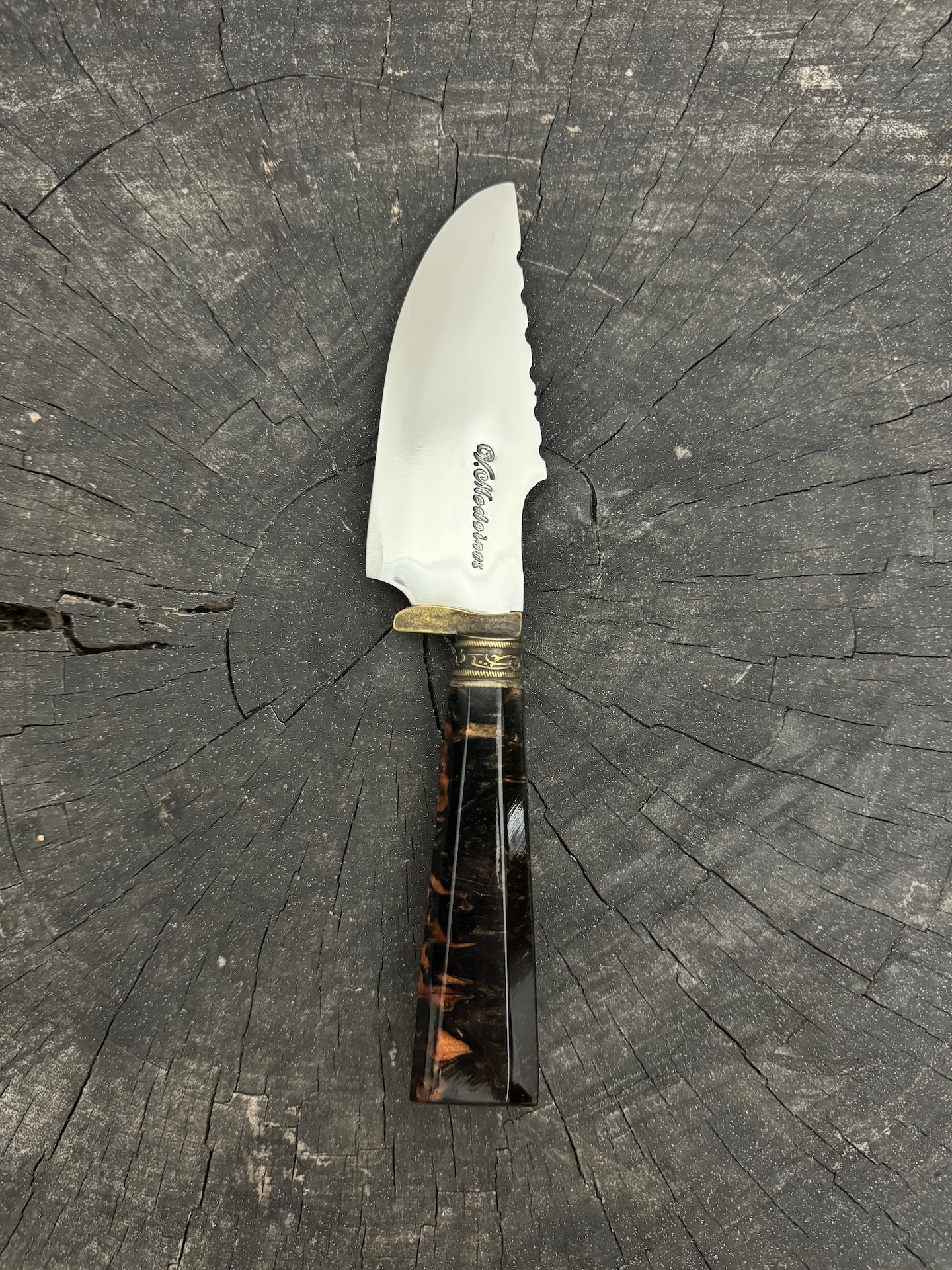 4” Skinner Knife, Custom Block - SS420 - 105mm