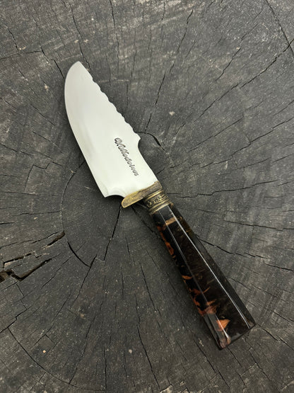 4” Skinner Knife, Custom Block - SS420 - 105mm