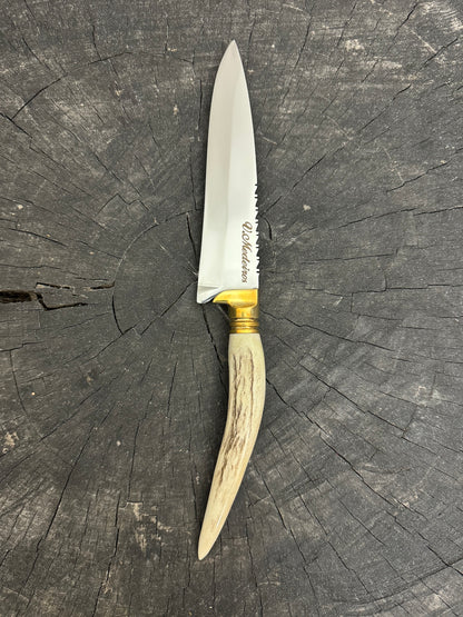 6&quot; Utility Knife, Deer Antler, SS440 - 150mm