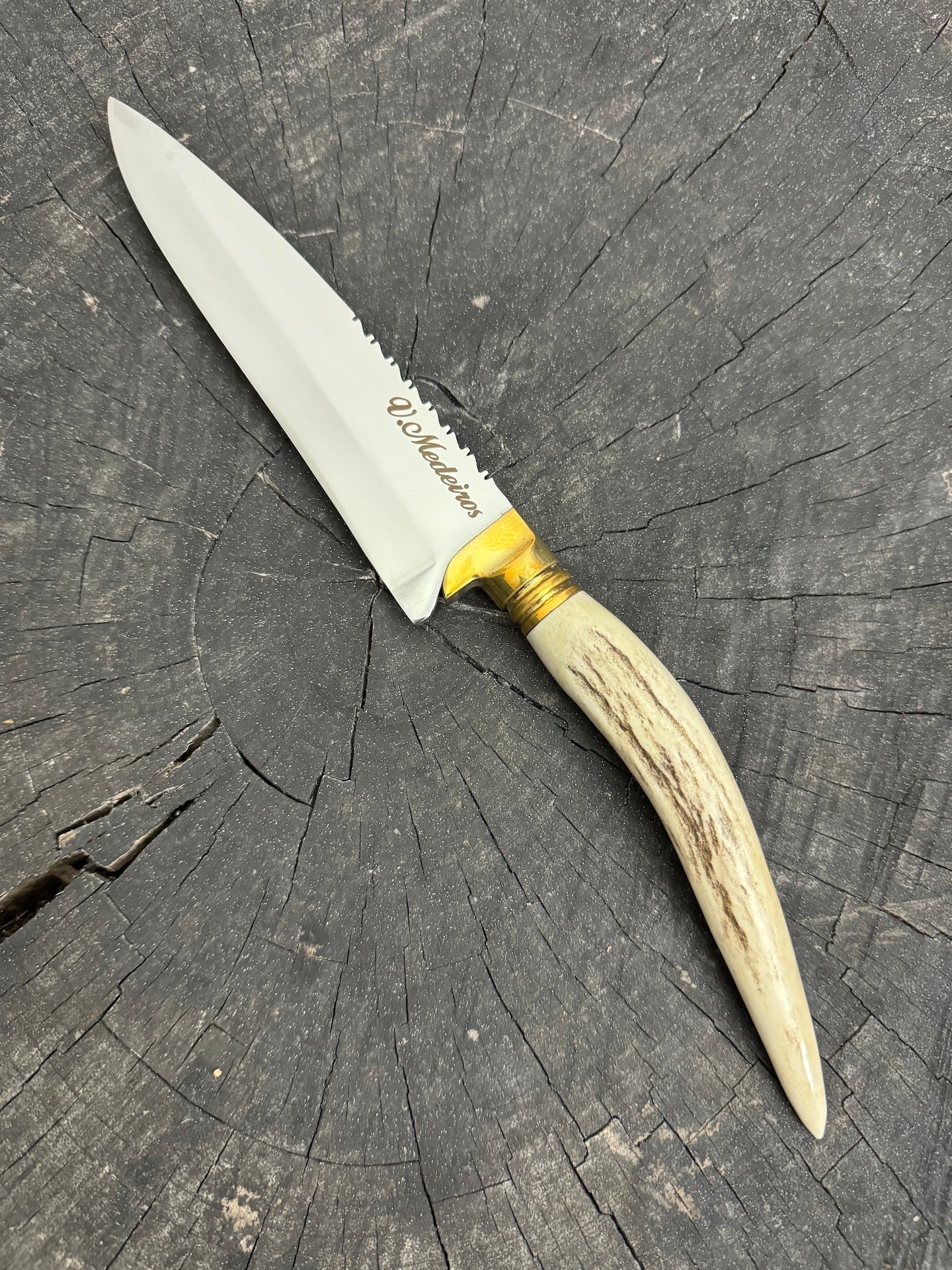 6&quot; Utility Knife, Deer Antler, SS440 - 150mm