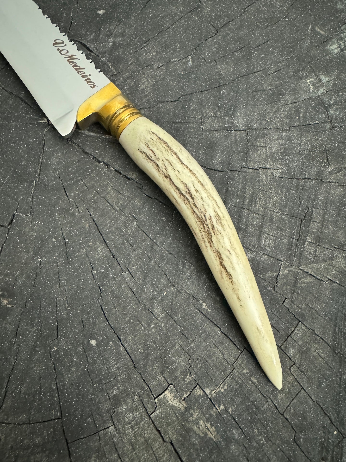 6&quot; Utility Knife, Deer Antler, SS440 - 150mm