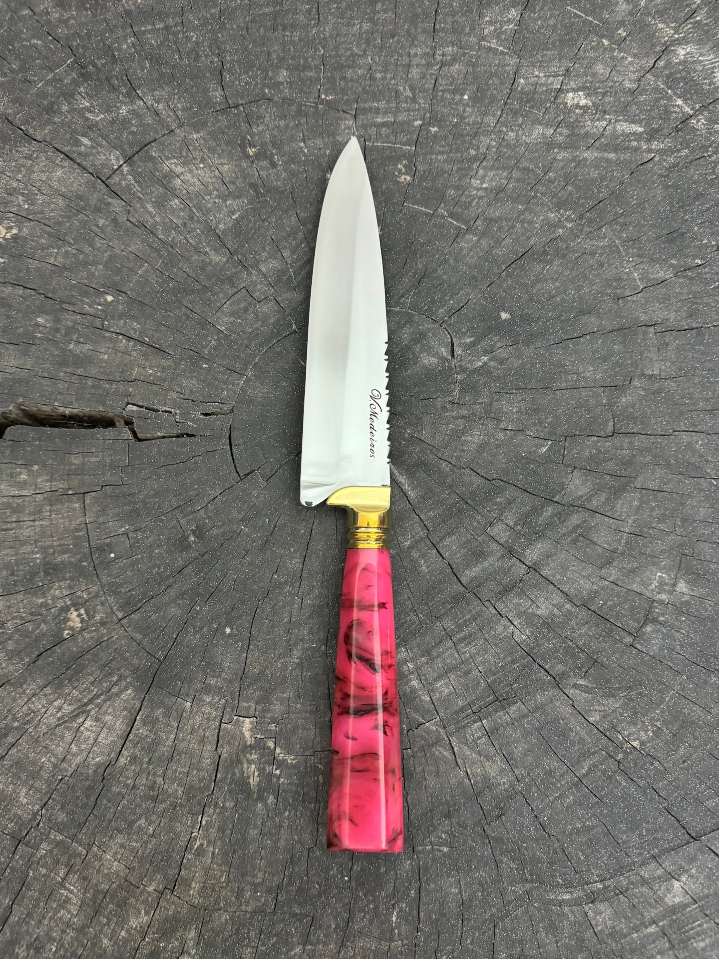 6&quot; Utility Knife, Custom Block, SS440 - 150mm