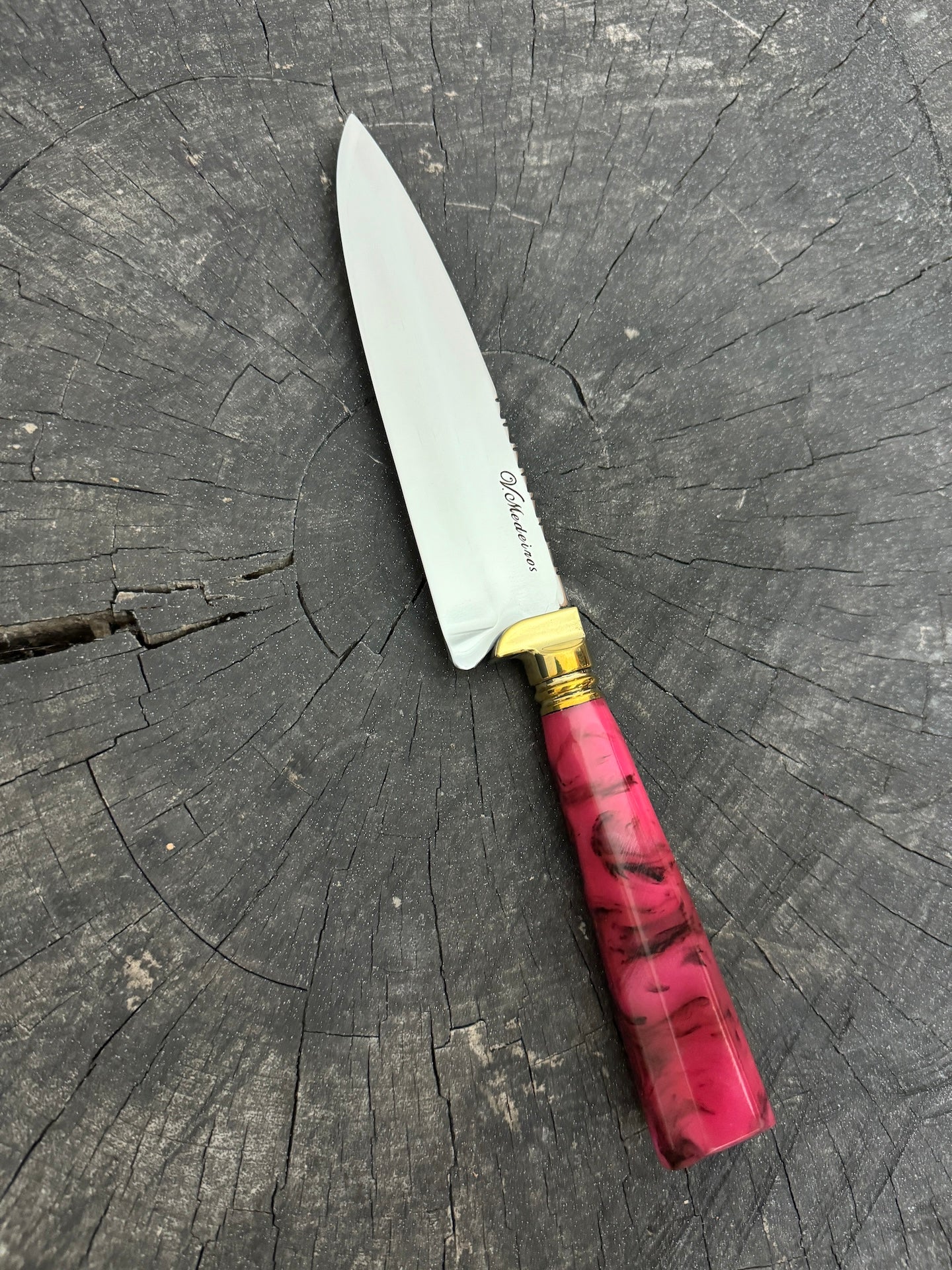 6&quot; Utility Knife, Custom Block, SS440 - 150mm