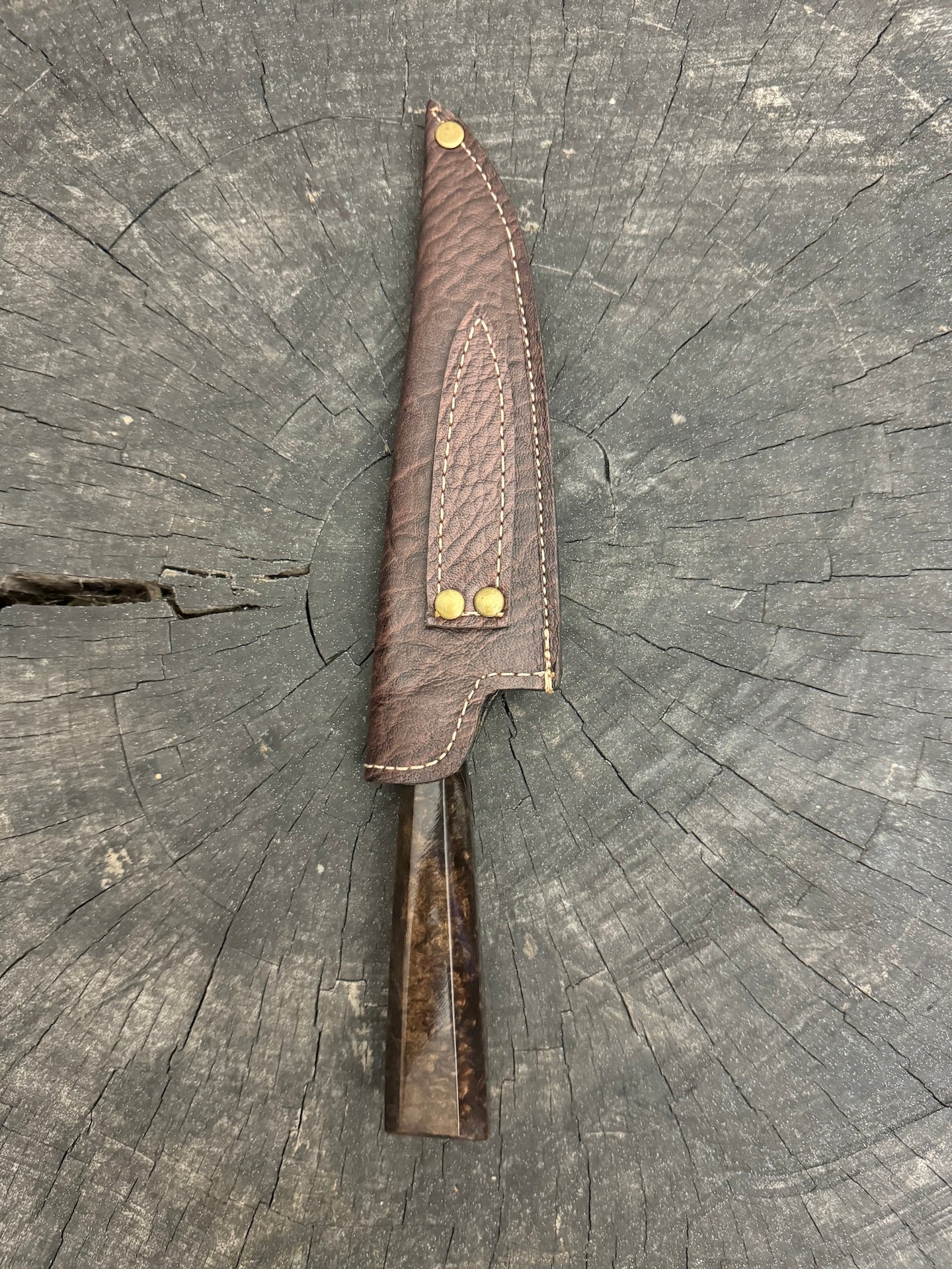 6&quot; Utility Knife, Custom Block, SS440 - 150mm