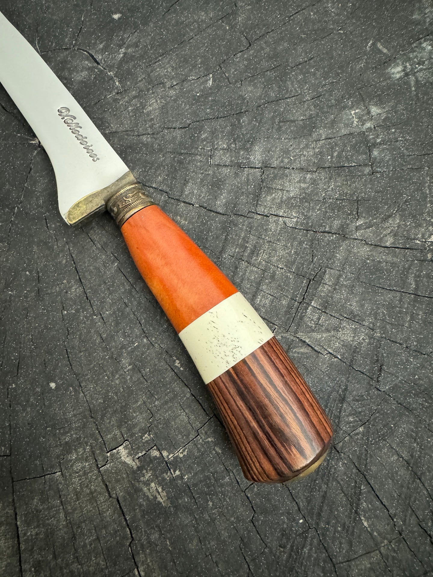 8&quot; Boning Knife, Native Hardwood, SS420 - 200mm