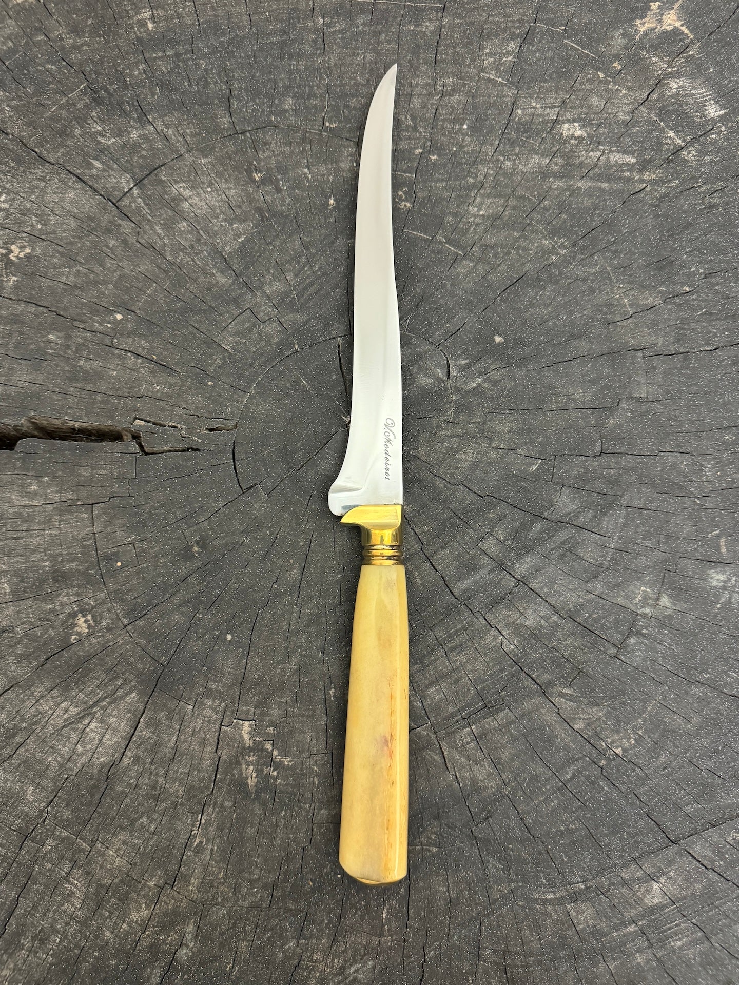 8&quot; Boning Knife, Ostrich Bone, SS420 - 200mm