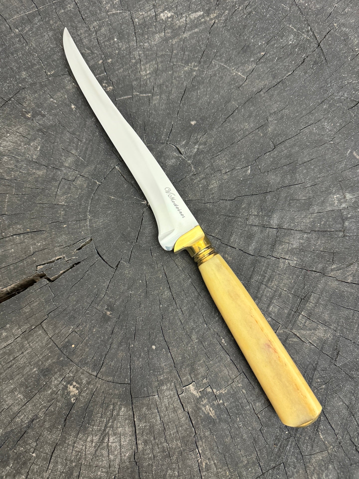 8&quot; Boning Knife, Ostrich Bone, SS420 - 200mm