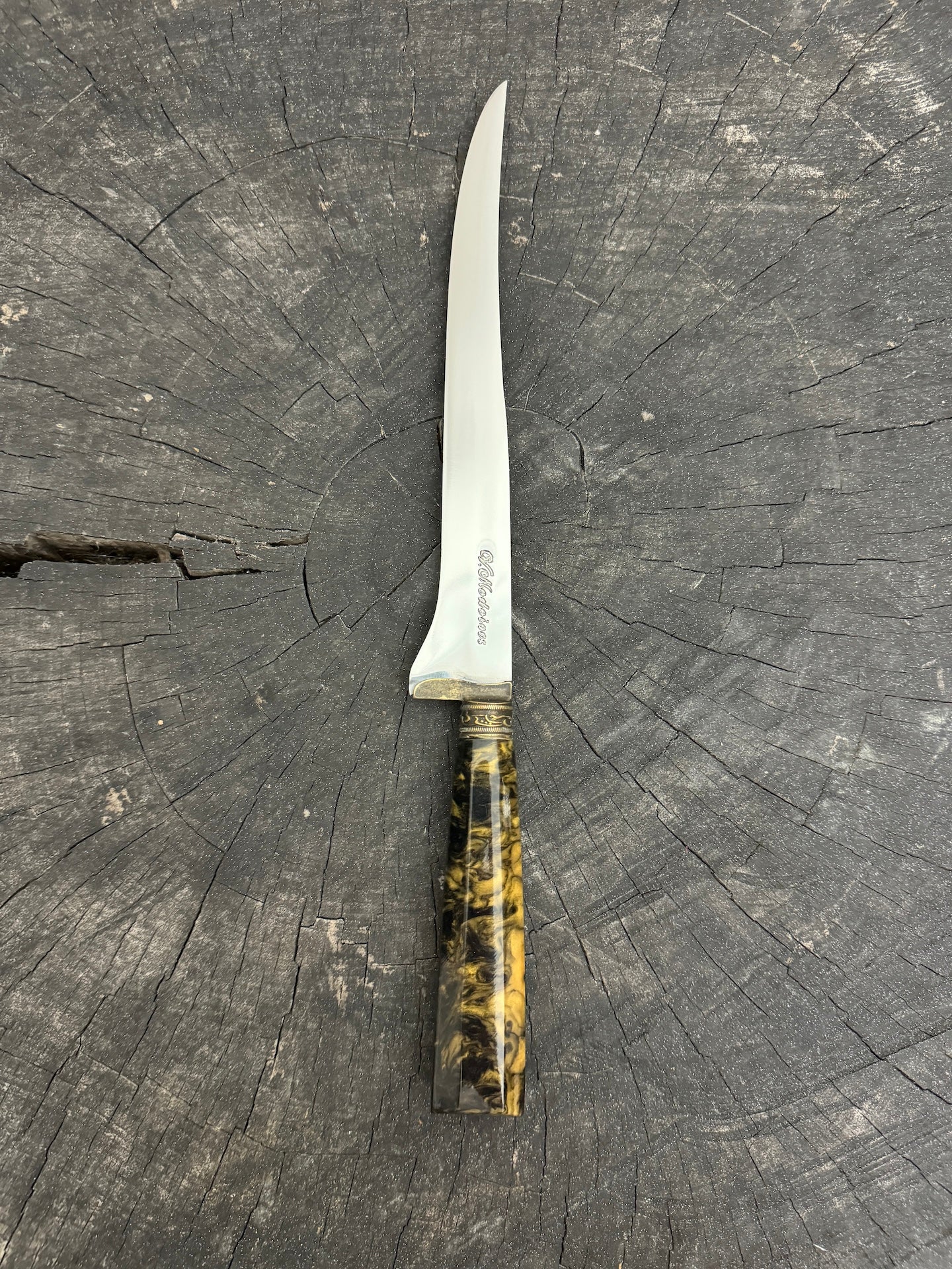 8&quot; Boning Knife, Custom Block, SS420 - 200mm