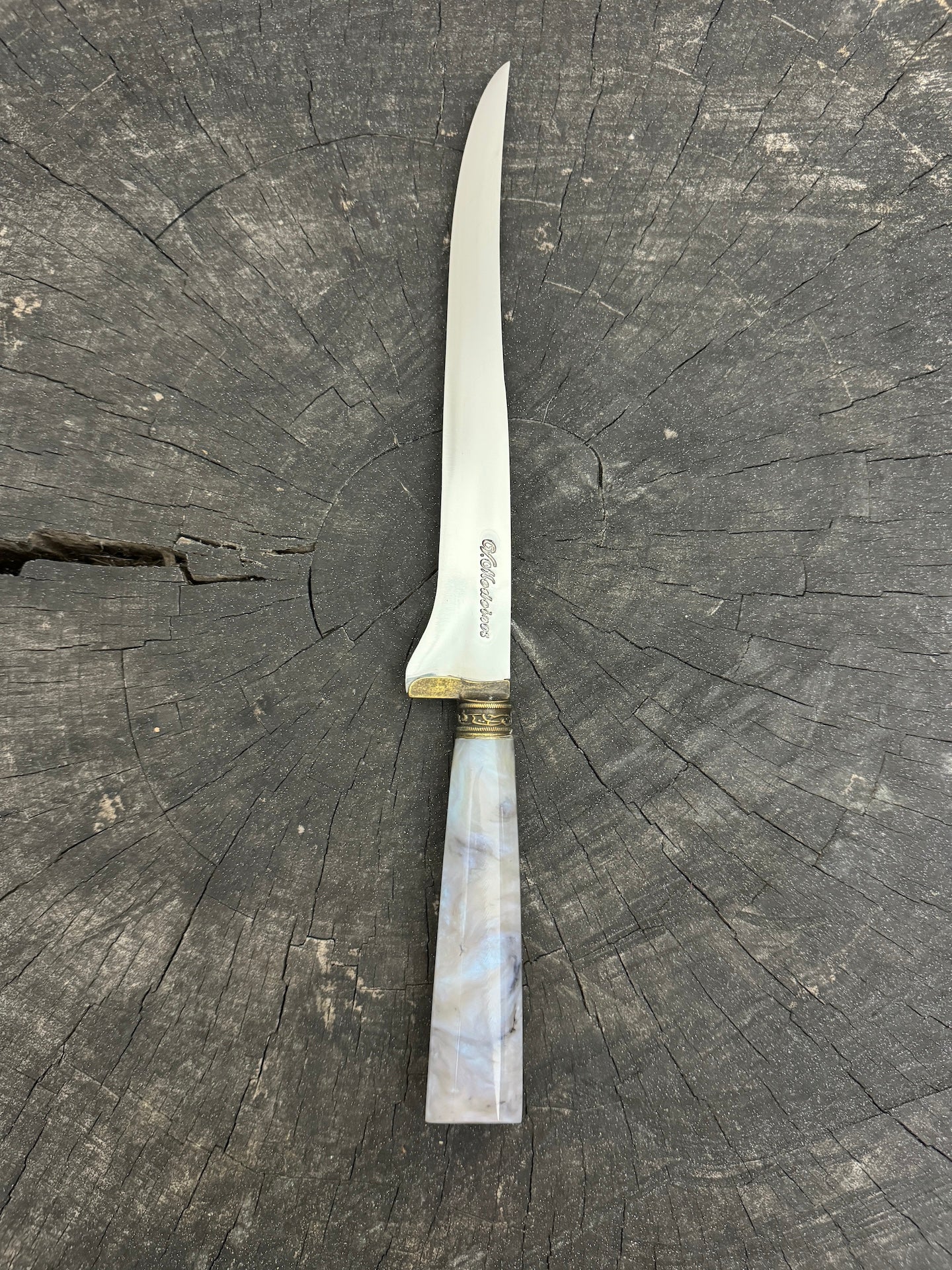 8&quot; Boning Knife, Custom Block, SS420 - 200mm