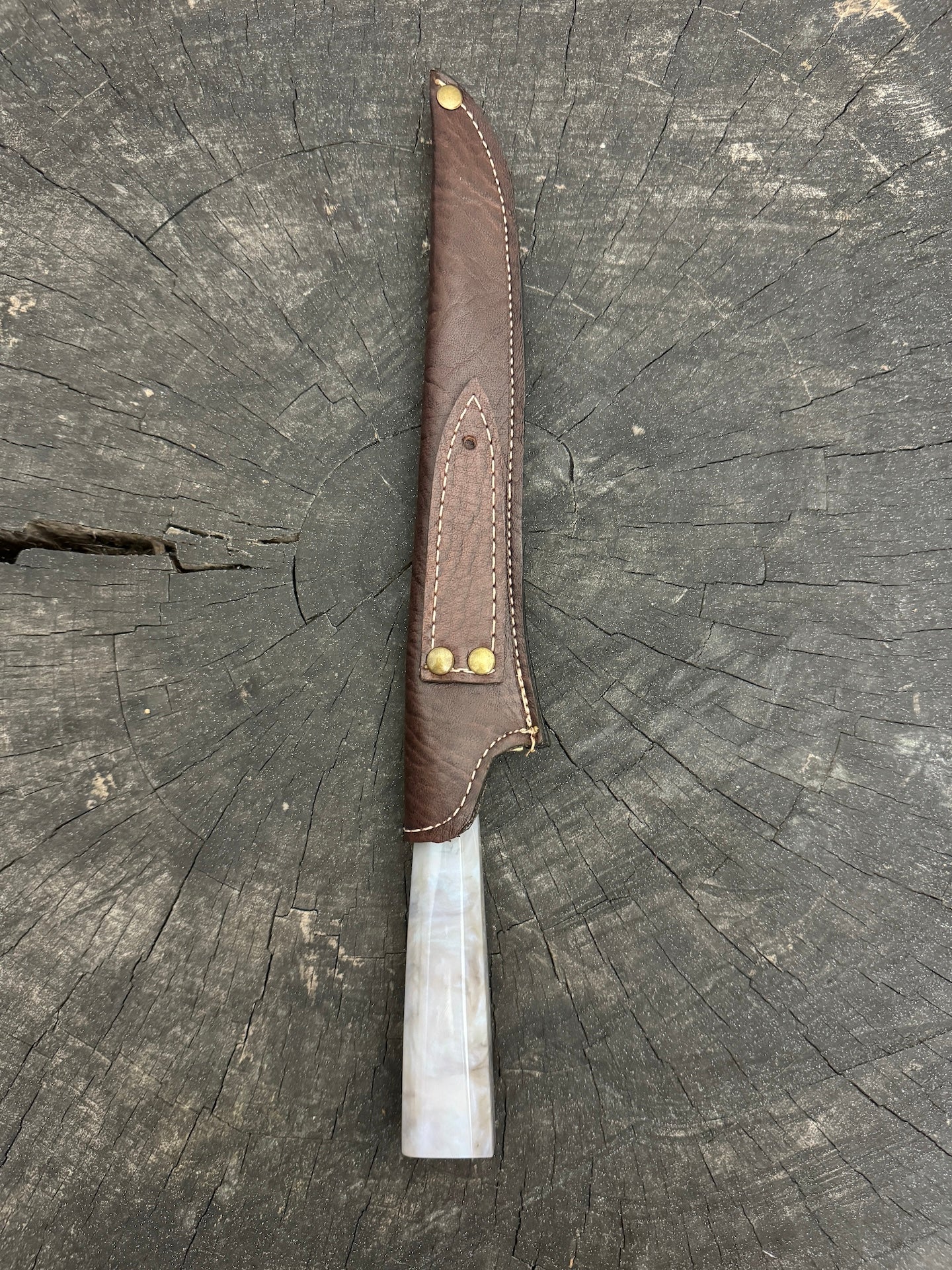 8&quot; Boning Knife, Custom Block, SS420 - 200mm