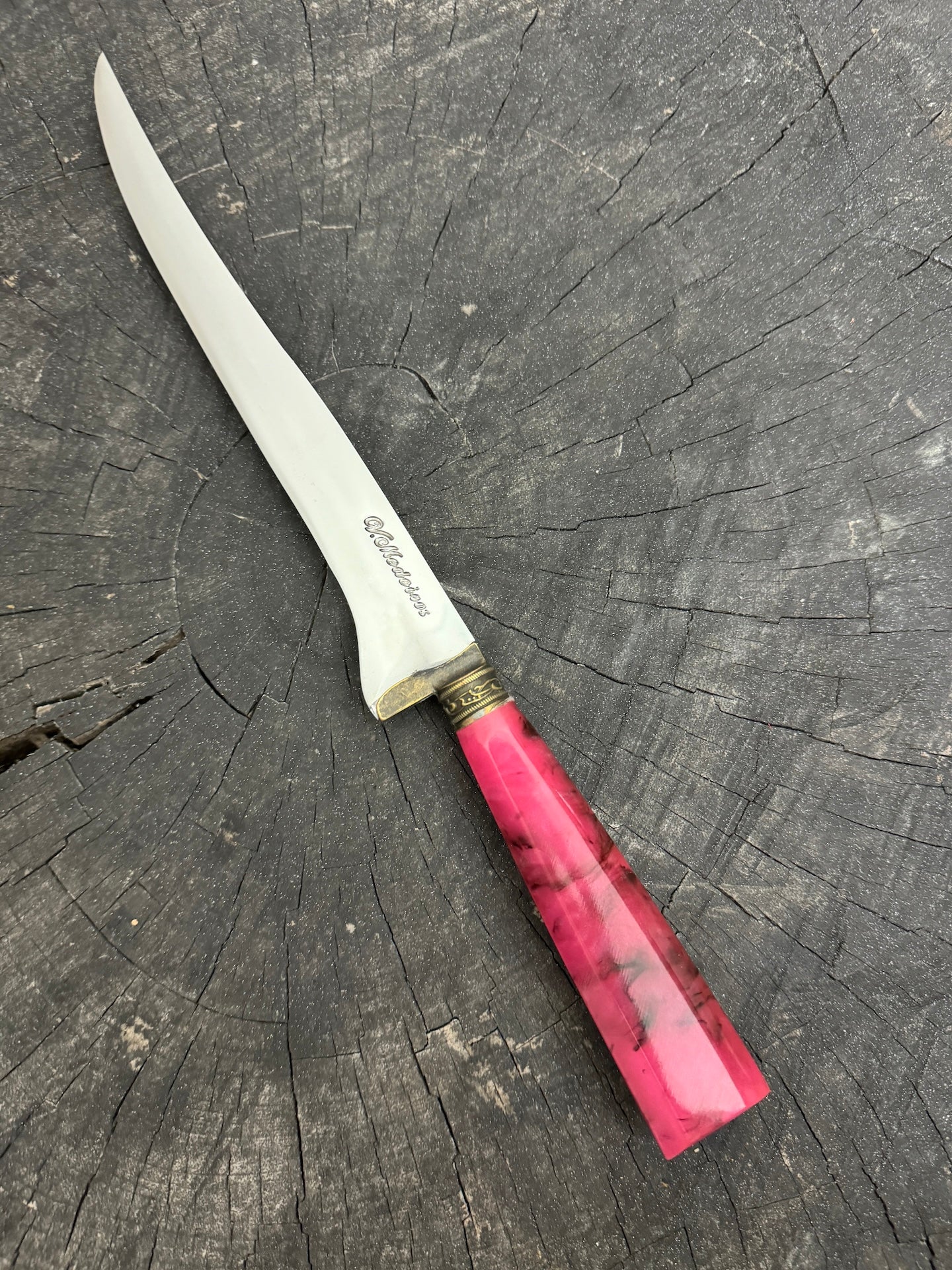 8&quot; Boning Knife, Custom Block, SS420 - 200mm