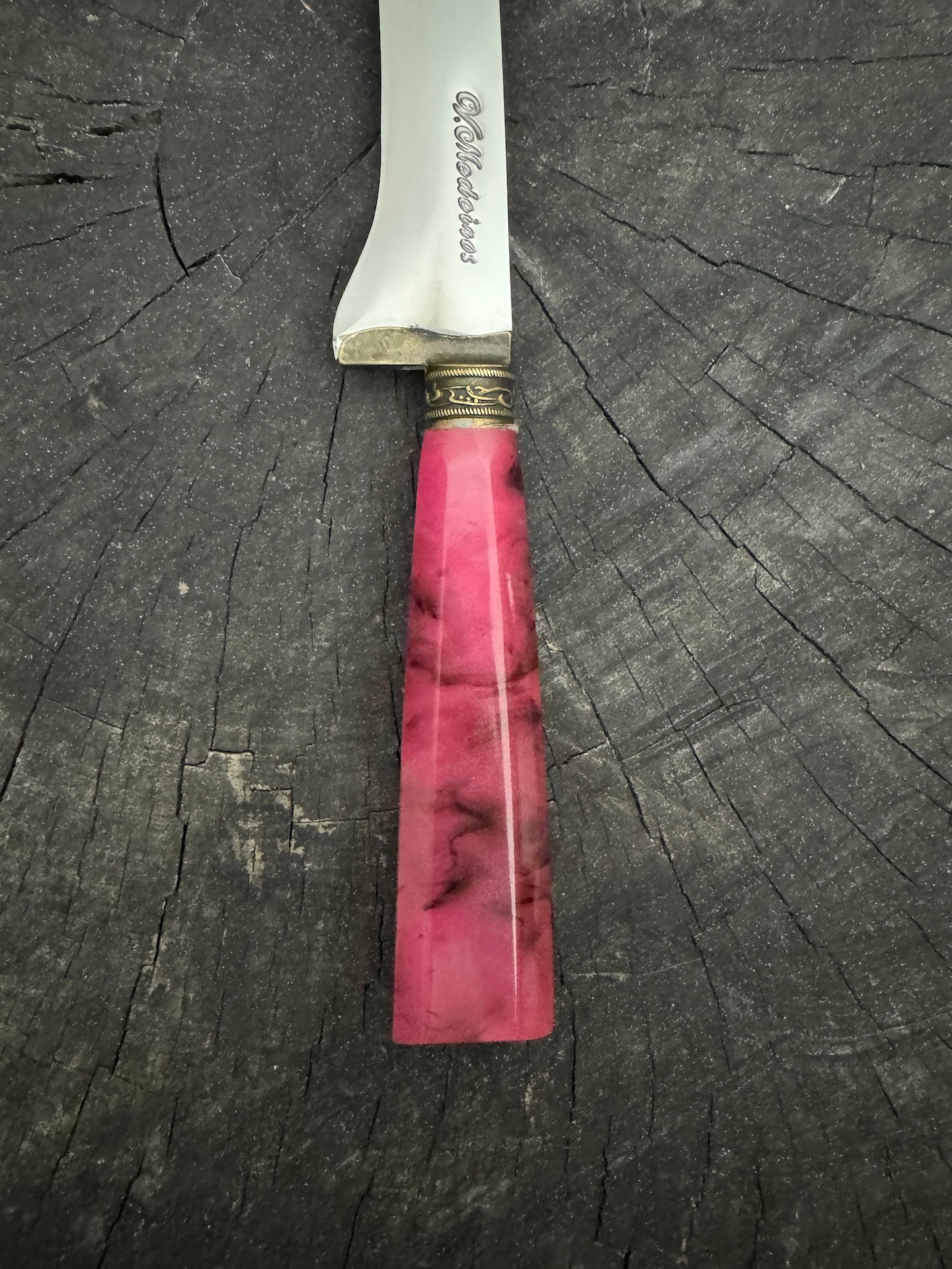 8&quot; Boning Knife, Custom Block, SS420 - 200mm