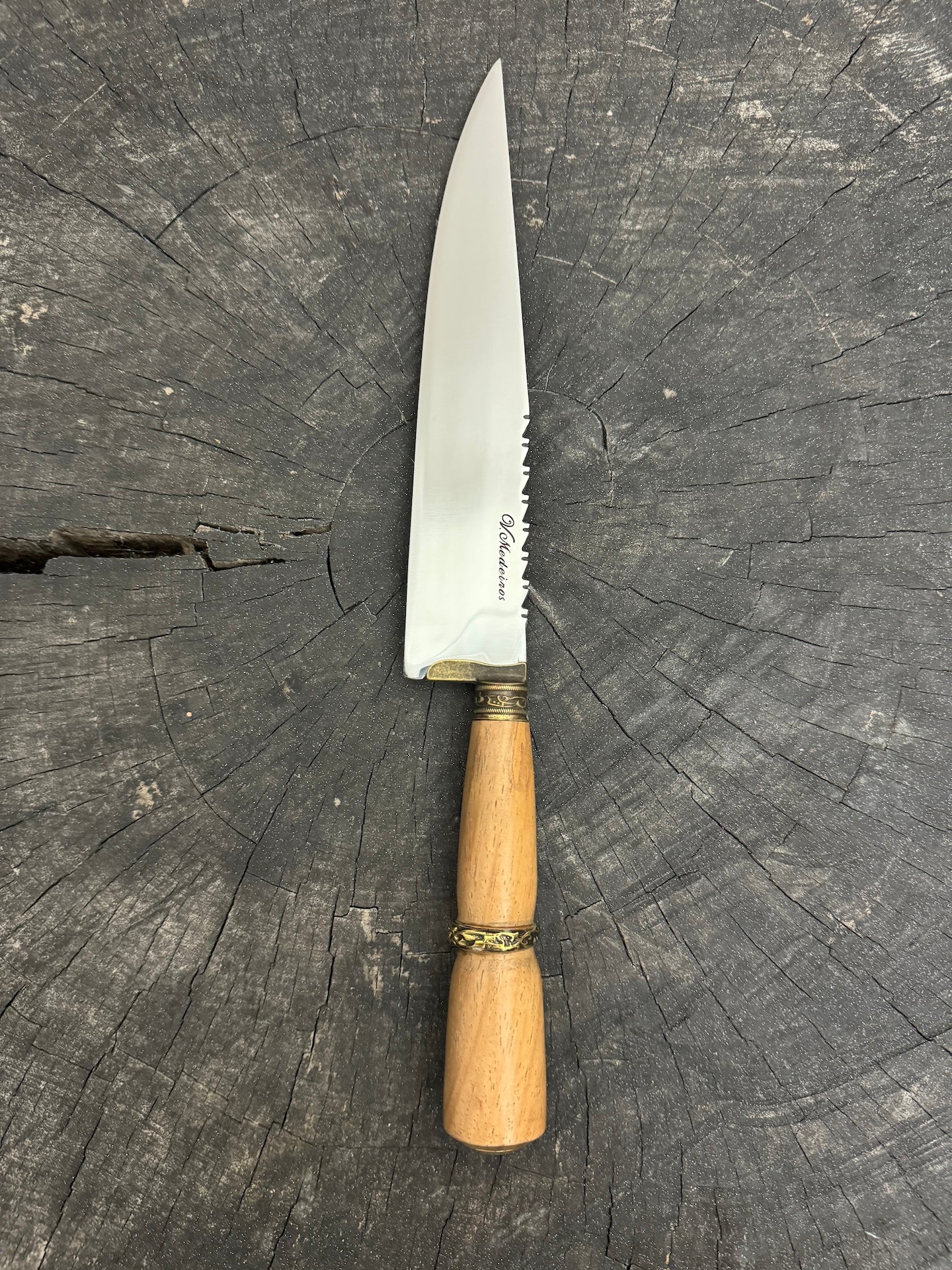 8&quot; Chef Knife, Native Hardwood, SS420 - 200mm