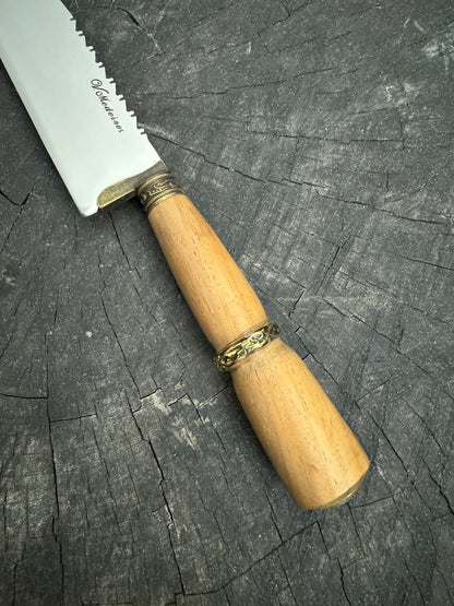 8&quot; Chef Knife, Native Hardwood, SS420 - 200mm